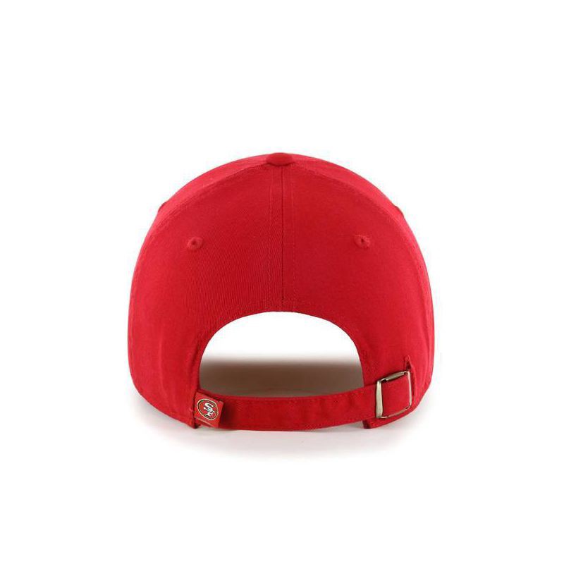 slide 2 of 2, NFL San Francisco 49ers Clean Up Hat: Adjustable Cotton Baseball Cap, 1 ct