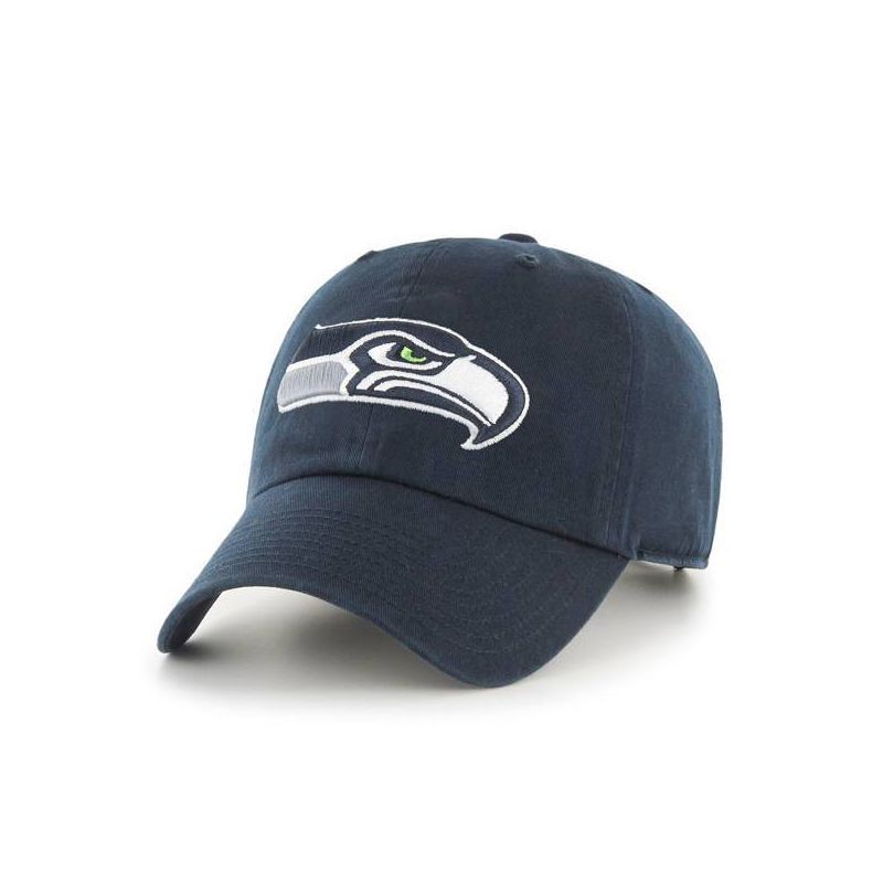 slide 1 of 2, NFL Seattle Seahawks Clean Up Hat: Cotton Adjustable Baseball Cap, 1 ct