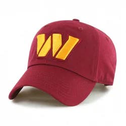 NFL Washington Commanders Clean Up Hat: Team Logo Adjustable Baseball Cap