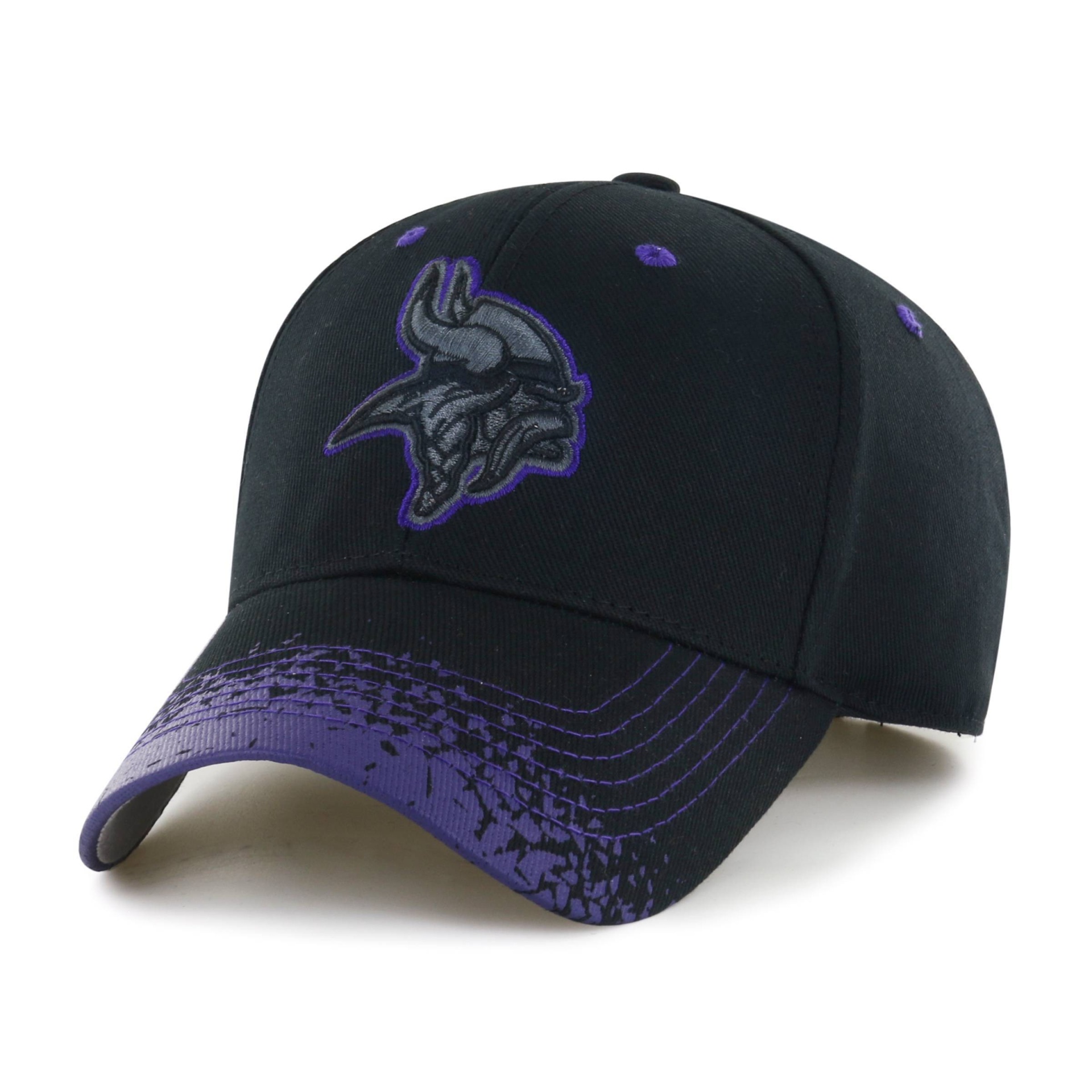 NFL Minnesota Vikings Black Spray Hat 1 ct | Shipt