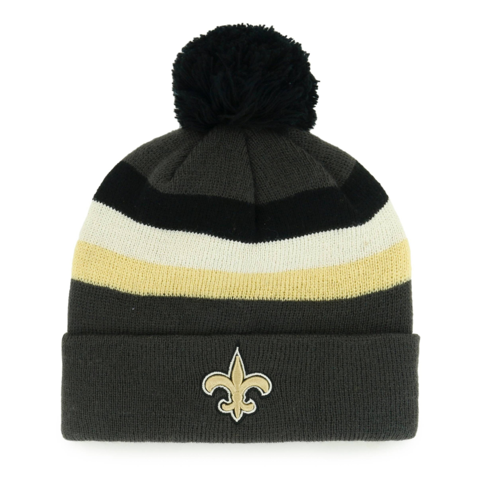 slide 1 of 2, NFL New Orleans Saints Benji Knit Beanie, 1 ct