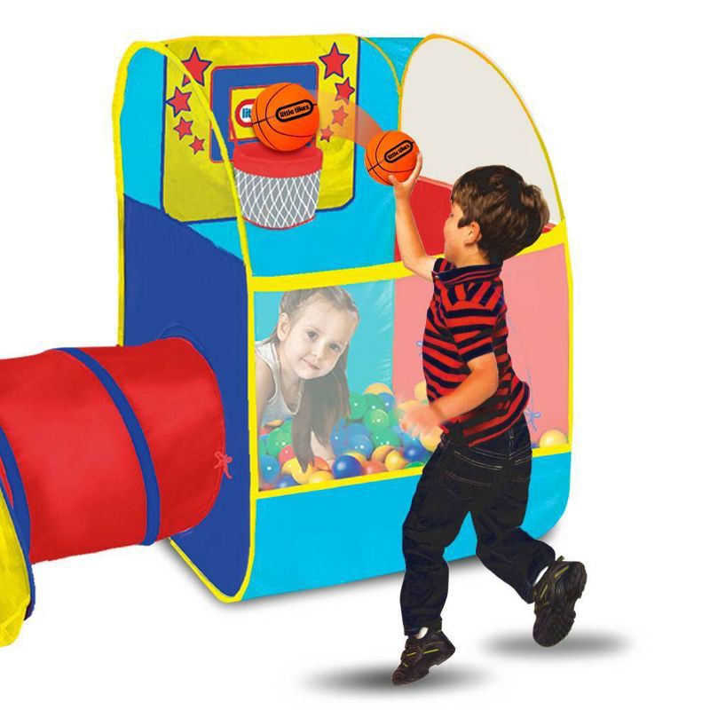 slide 4 of 7, Little Tikes 6 in 1 Pop Up Fun Zone Tent, 1 ct