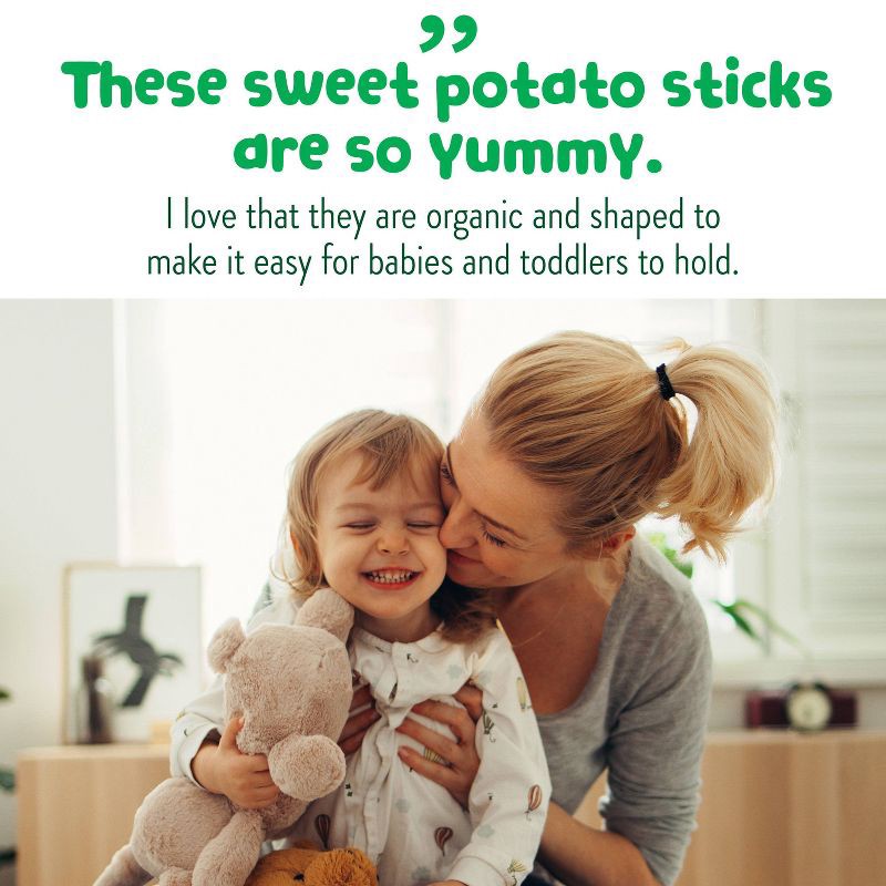 slide 7 of 8, Little Bellies Organic Sweet Potato Pick-Me Sticks Baby Snacks - 0.56oz, 0.56 oz