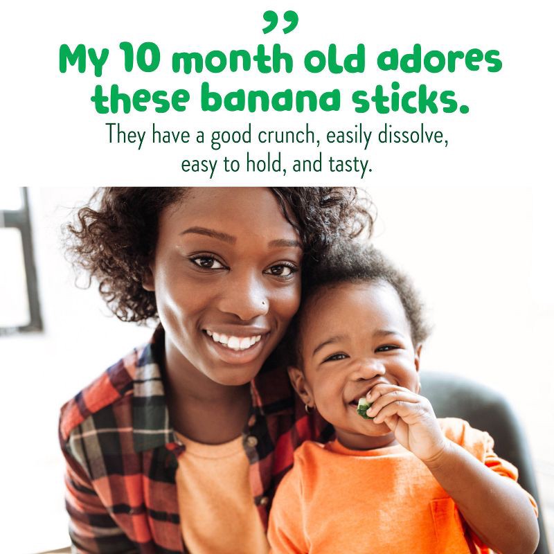 slide 7 of 8, Little Bellies Organic Banana Pick-Me Sticks Baby Snacks - 0.56oz, 0.56 oz
