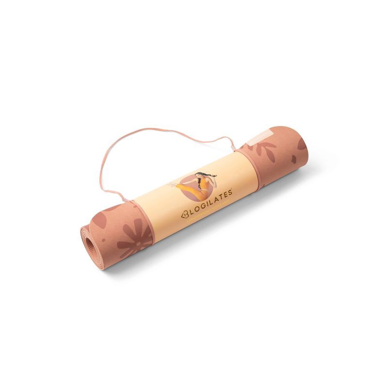 slide 2 of 4, Blogilates Beginner Lightweight Yoga Mat - Rust (4mm), 1 ct