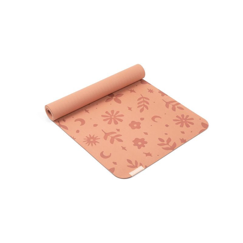 slide 1 of 4, Blogilates Beginner Lightweight Yoga Mat - Rust (4mm), 1 ct