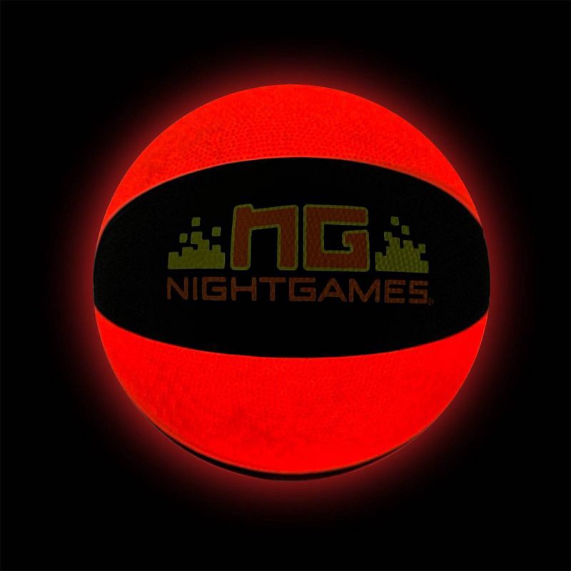 slide 2 of 4, Night Games LED Light Up 29.5" Basketball, 1 ct