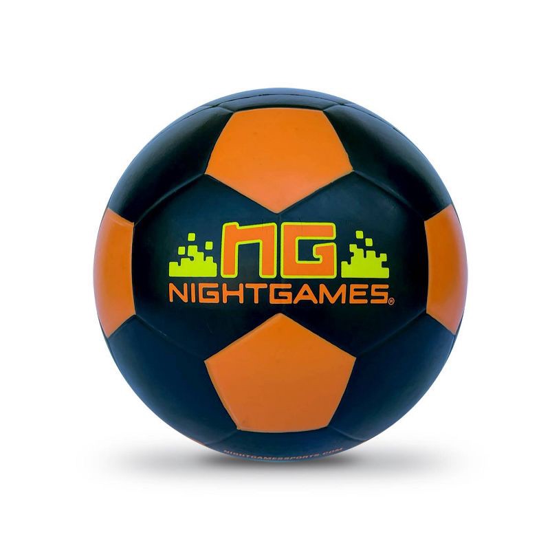 slide 1 of 3, Night Games LED Light Up Size 5 Soccer Ball: Rubber Shell | Age 8+, 1 ct