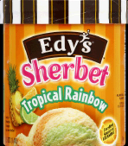 slide 1 of 1, Dreyer's Tropical Rainbow Ice Cream (Frozen), 1.5 qt