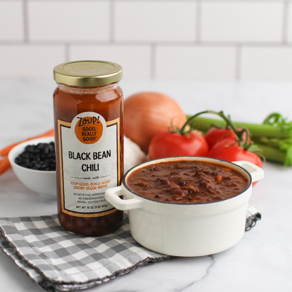 slide 2 of 3, Zoup! Zoup Good Really Chili Black Bean, 16 oz