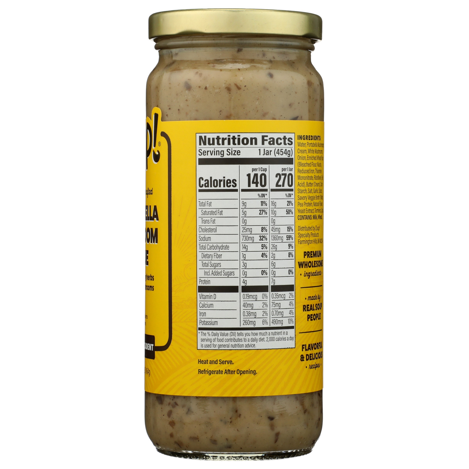 slide 2 of 4, Zoup! Portabella Mushroom Bisque 16 oz, 16 oz