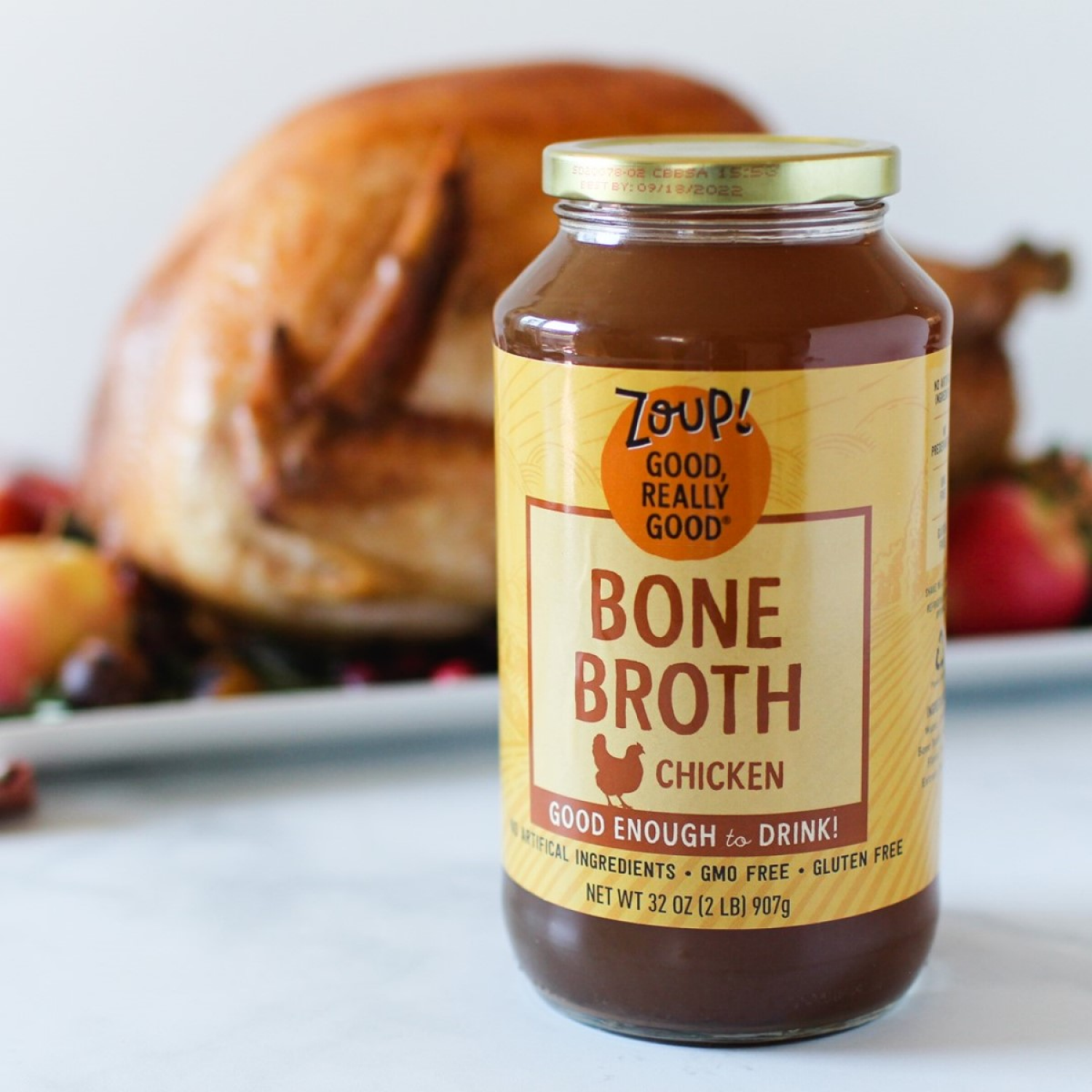 slide 4 of 5, Zoup! Good, Really Good Chicken Bone Broth 32 oz, 32 oz