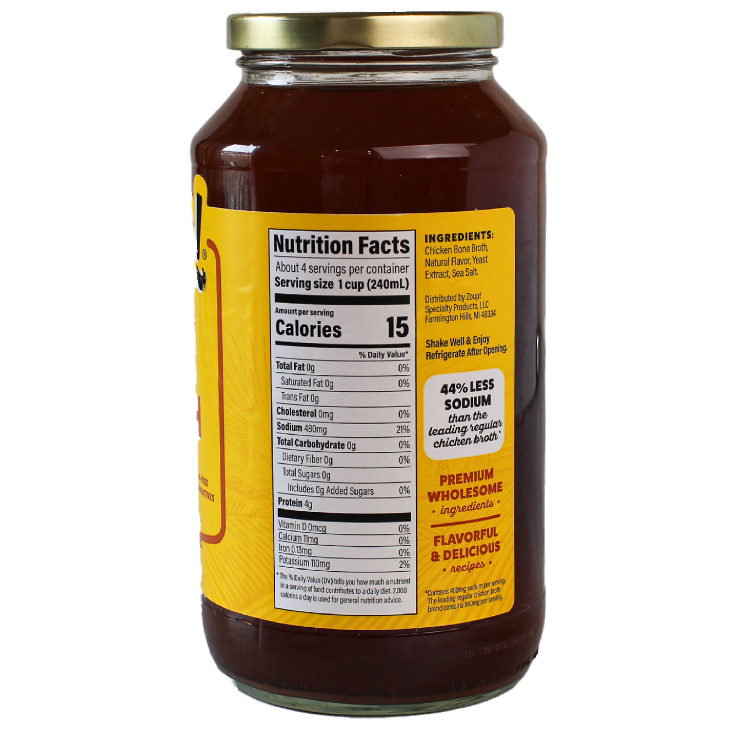 slide 5 of 5, Zoup! Good, Really Good Chicken Bone Broth 32 oz, 32 oz