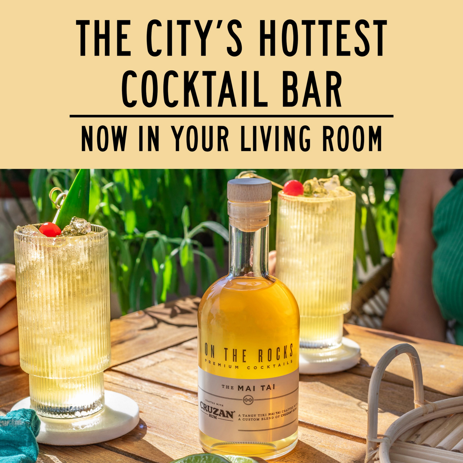 slide 7 of 7, On The Rocks Cruzan Mai Tai Ready to Drink Cocktail 375 ml, 375 ml