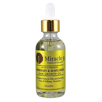 slide 1 of 1, Miracle 9 Rosemary & Sunflower Hair Growth Oil, 2 oz