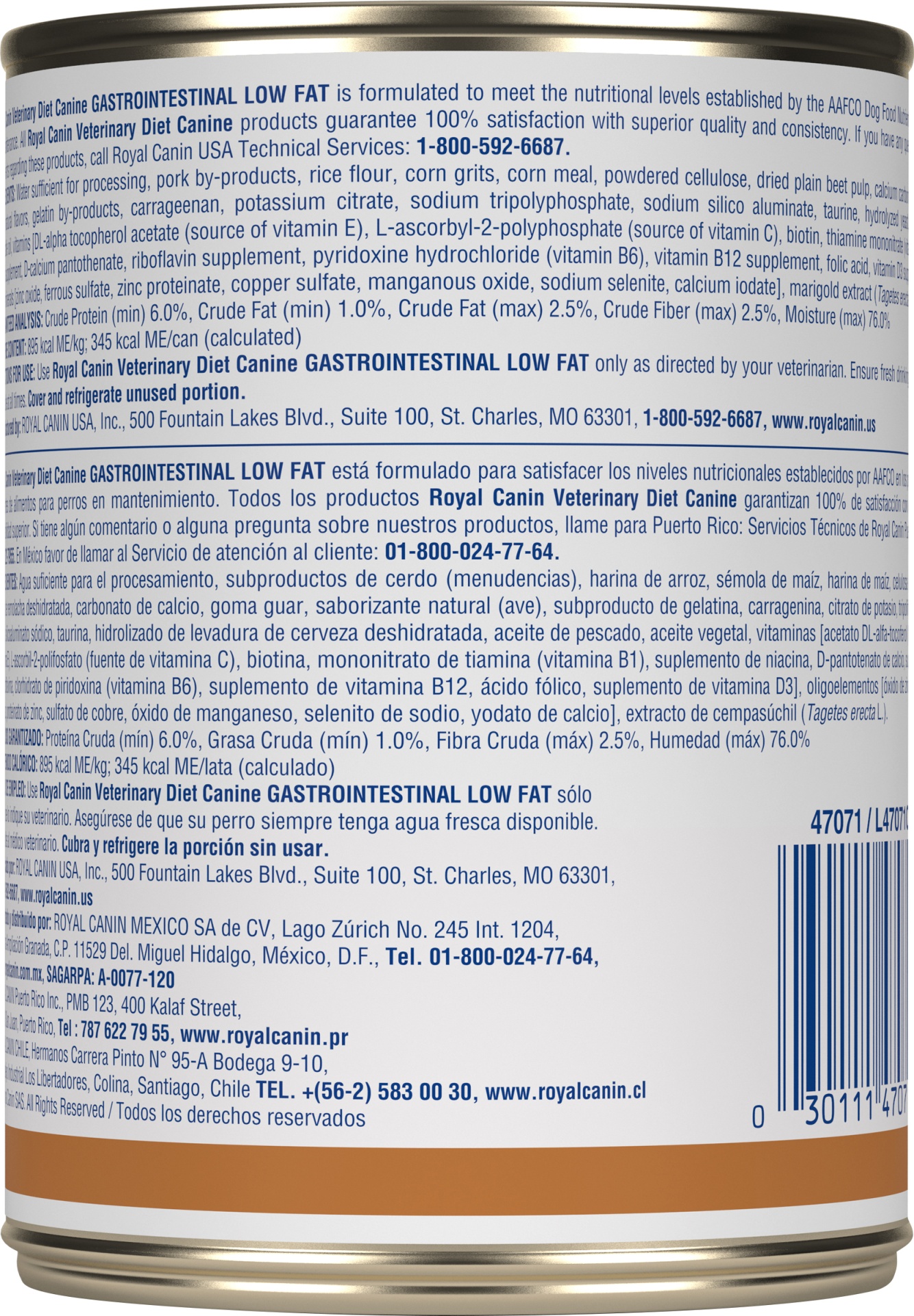 slide 4 of 6, Royal Canin Gastro Intestinal Low Fat Dog Food, 13.6 oz