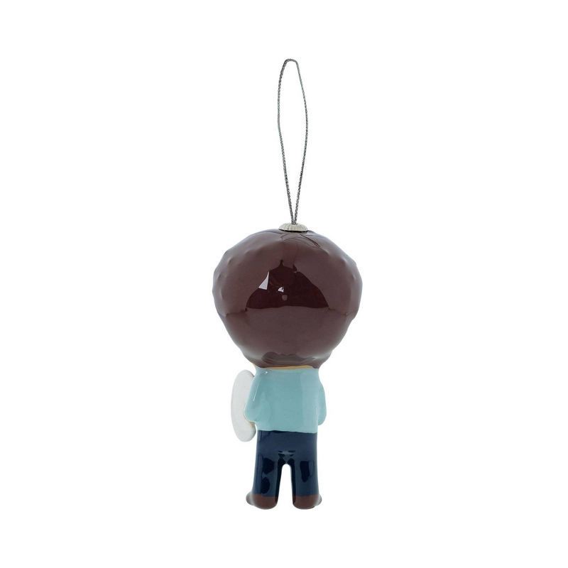 slide 2 of 3, Bob Ross Decoupage Christmas Tree Ornament: Durable, Lightweight, Indoor Holiday Decor: Durable, Lightweight, Indoor Holiday Decor, 1 ct