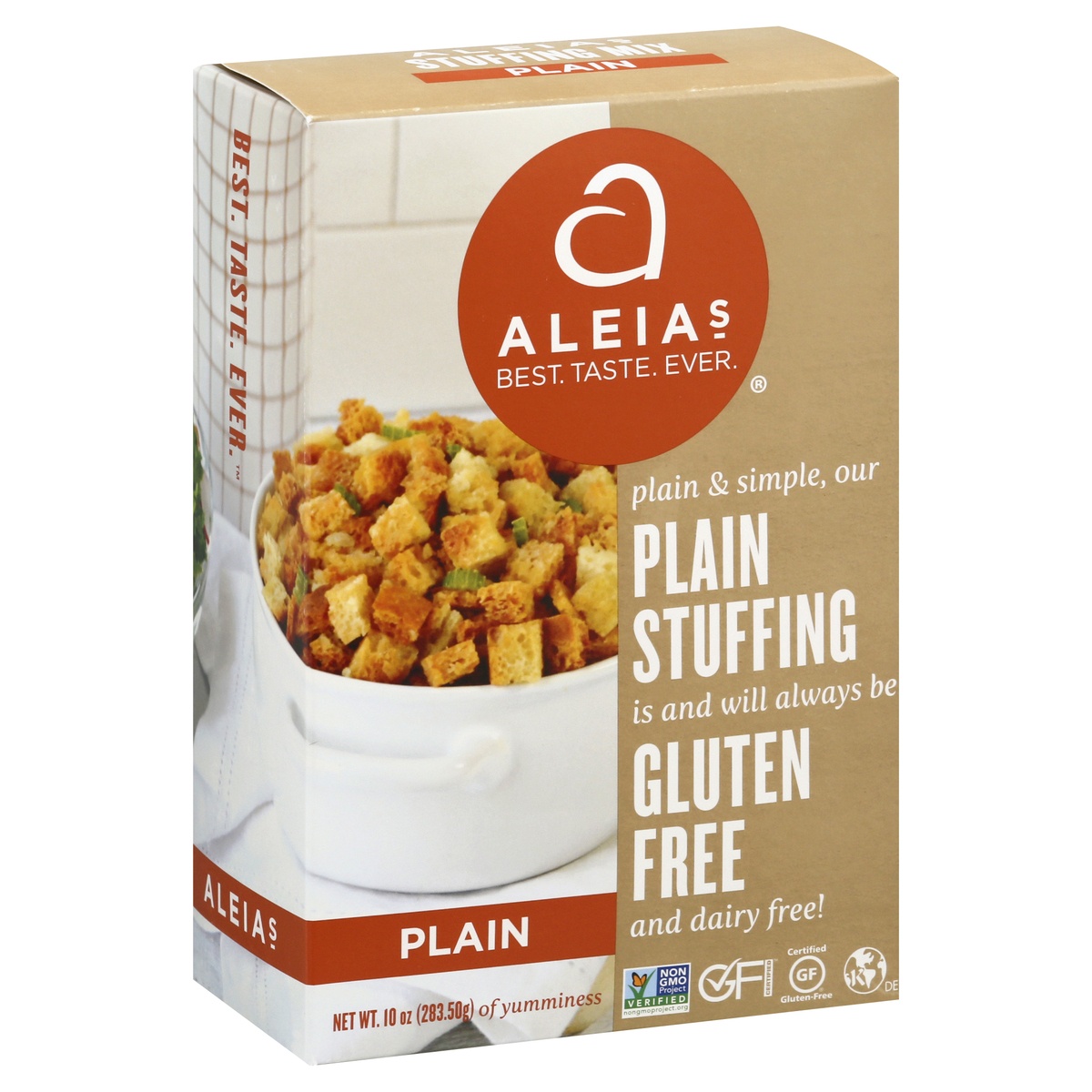 slide 2 of 10, Aleia's Gluten Free Plain Stuffing Mix, 10 oz