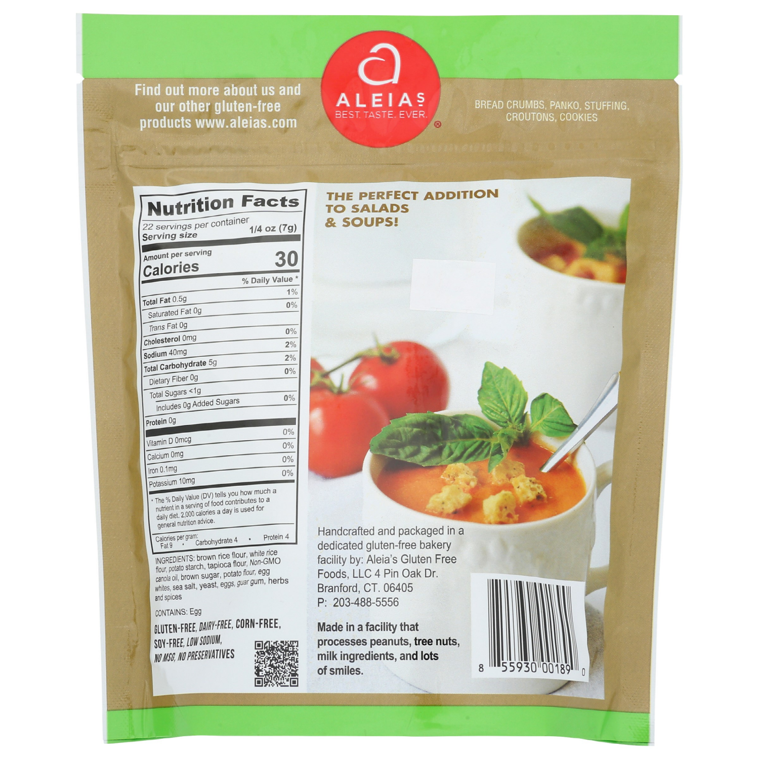 slide 2 of 2, Aleia's Gluten-Free Seasoned Croutons 5.5 oz, 5.5 oz