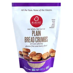 Aleia's Gluten Free Vegan Plain Bread Crumbs - 7 Oz