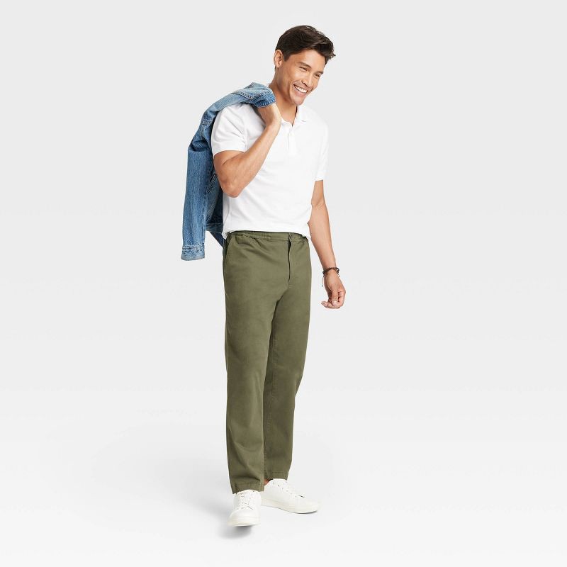 slide 3 of 3, Men's Every Wear Polo Shirt - Goodfellow & Co™ True White XXL: Midweight, Short Sleeve, 1 ct