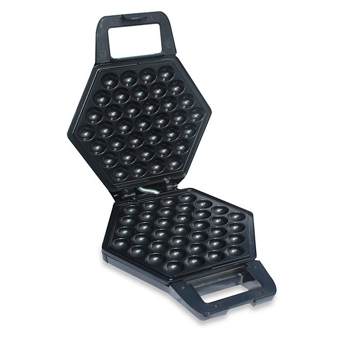 slide 2 of 4, CucinaPro Bubble Waffle Maker - Black, 1 ct