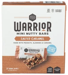 Bee Free Salted Caramel Warrior Bar, 10 /.63Oz Mini Baars