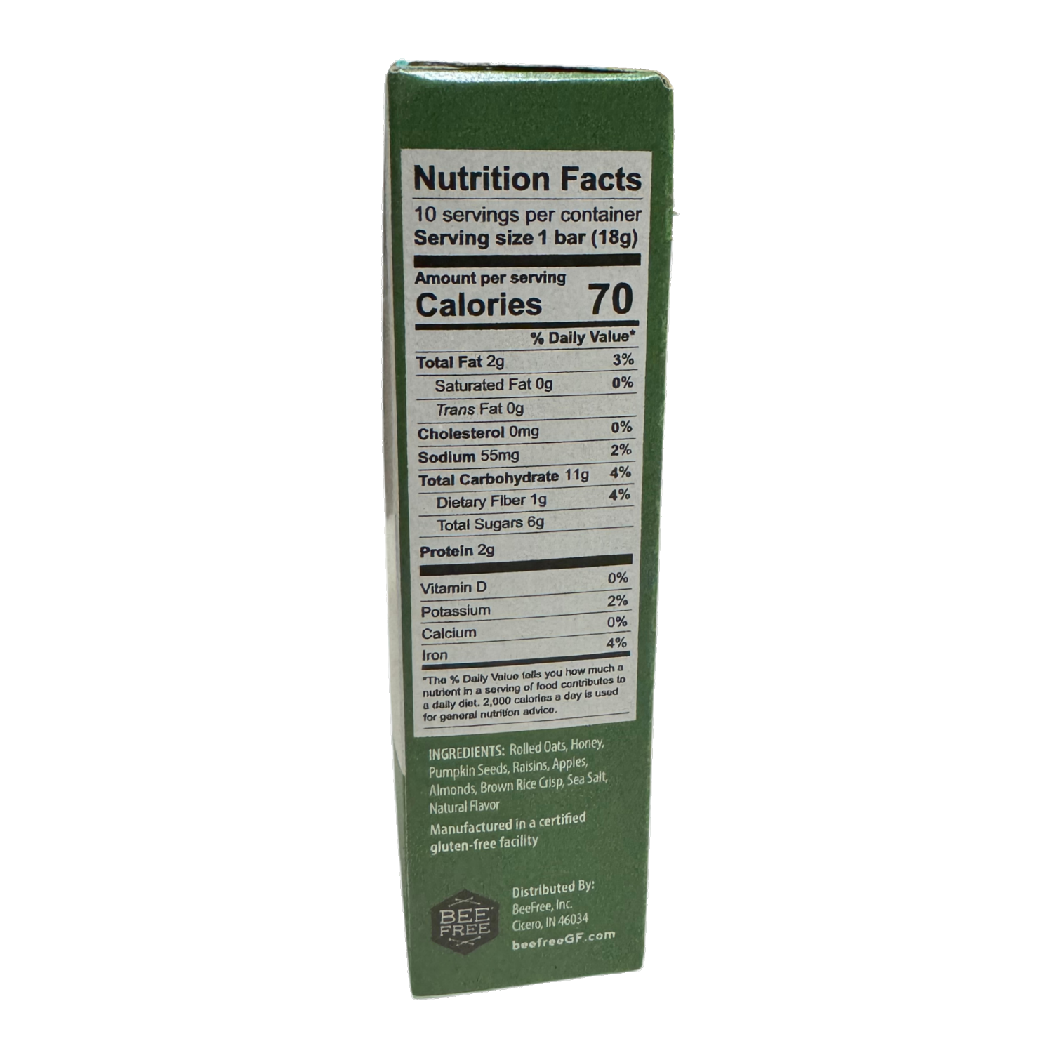 slide 3 of 3, Bee Free Apple Caramel Warrior Bar, 10 /.63Oz Mini Baars, 10 /.63 oz