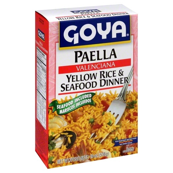 slide 1 of 1, Goya Paella, 19 oz