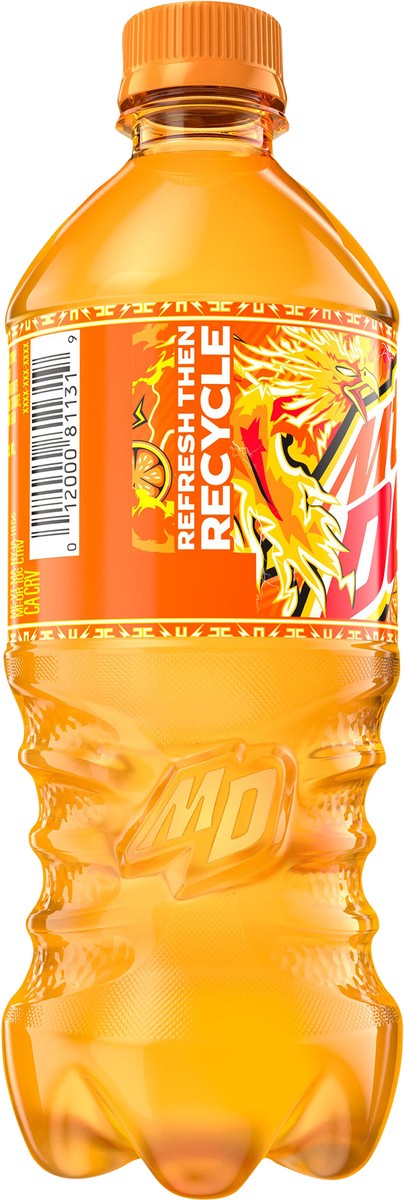 slide 2 of 4, Mountain Dew Live Wire DEW Soda Sparked With Artificial Orange Flavor 20 Fl Oz, 20 fl oz