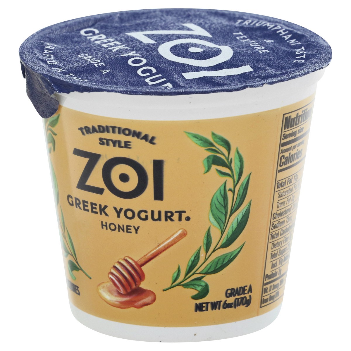 slide 12 of 13, Zoi Honey Yogurt - 6 OZ, 6 oz