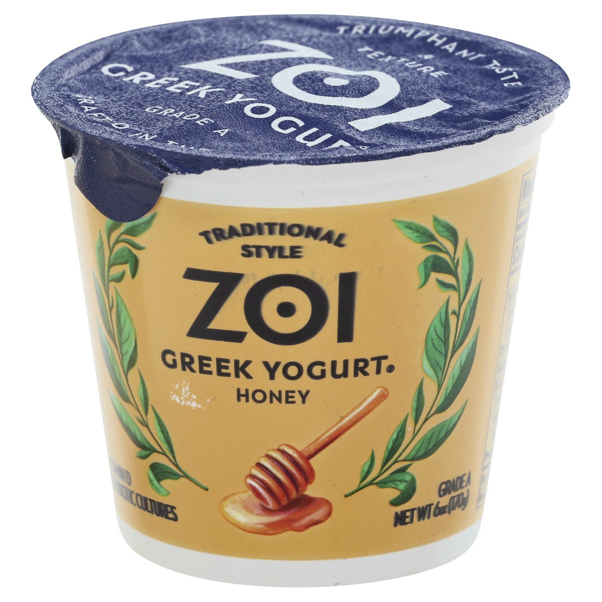 slide 1 of 13, Zoi Honey Yogurt - 6 OZ, 6 oz