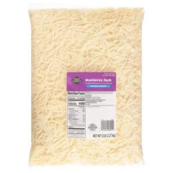 First Street Shredded Monterey Jack Cheese - 5 lb