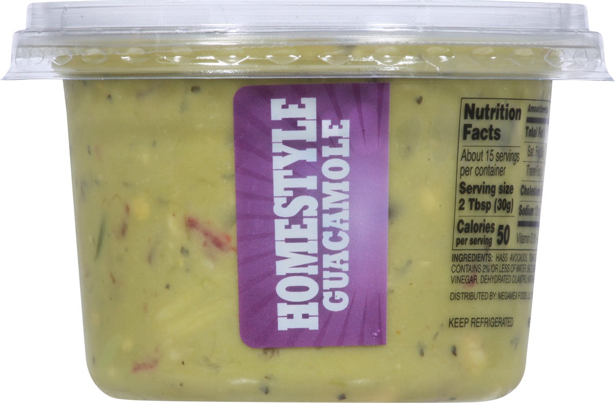 slide 4 of 9, MegaMex Foods Homestyle Guacamole 16 ea, 16 oz