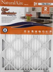 NaturalAire Odor Eliminator w/ Baking Soda Air Cleaning Filter, 2 ct