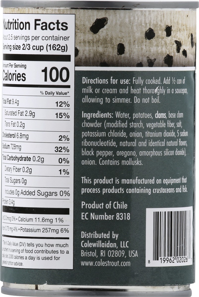 slide 6 of 13, Cole's Semi-Condensed New England Clam Chowder - 15 oz, 15 oz