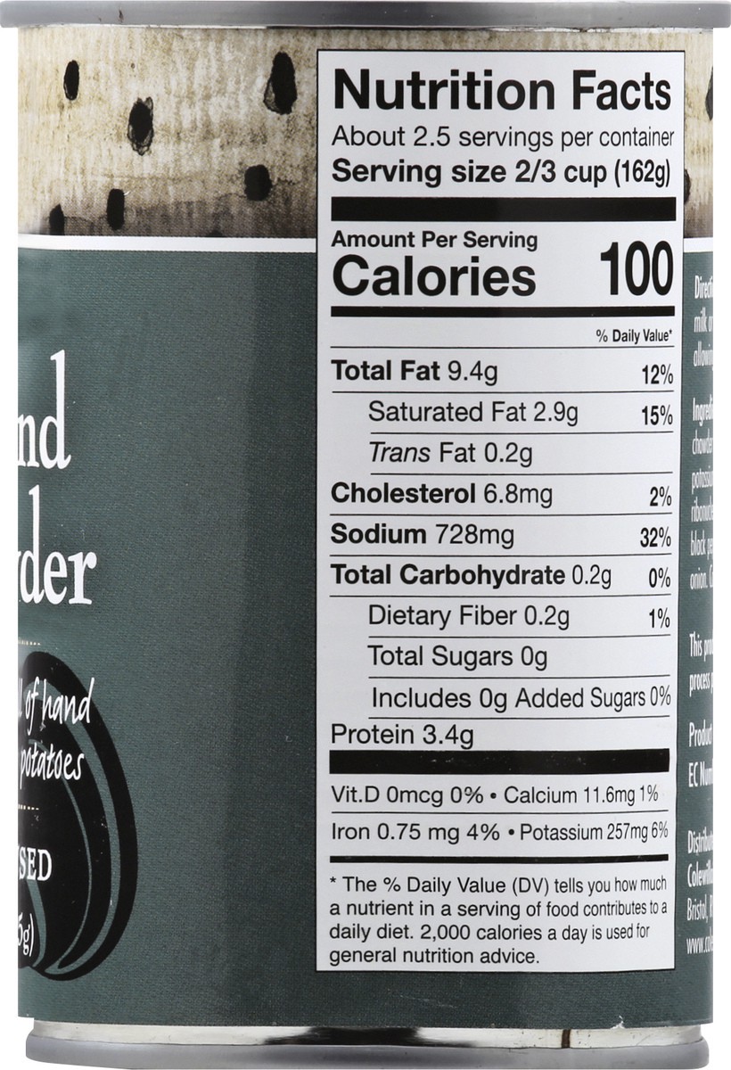 slide 4 of 13, Cole's Semi-Condensed New England Clam Chowder - 15 oz, 15 oz