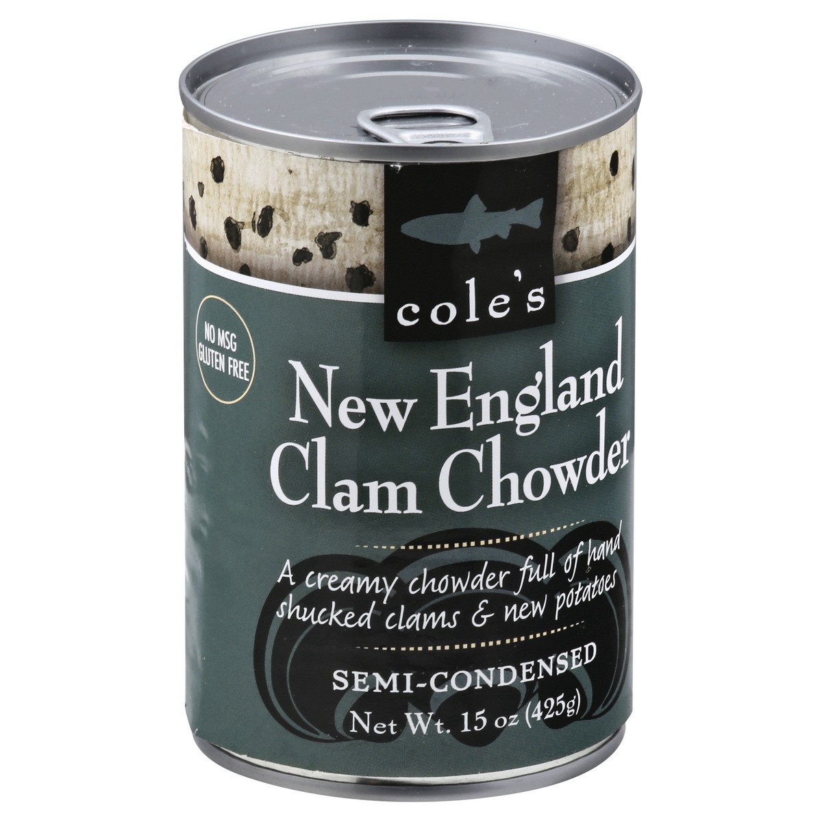 slide 5 of 13, Cole's Semi-Condensed New England Clam Chowder - 15 oz, 15 oz