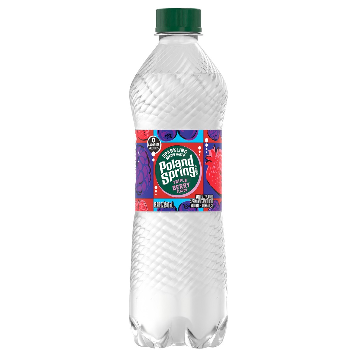 slide 6 of 9, Poland Spring Sparkling Water, Triple Berry- 16.9 fl oz, 16.9 fl oz