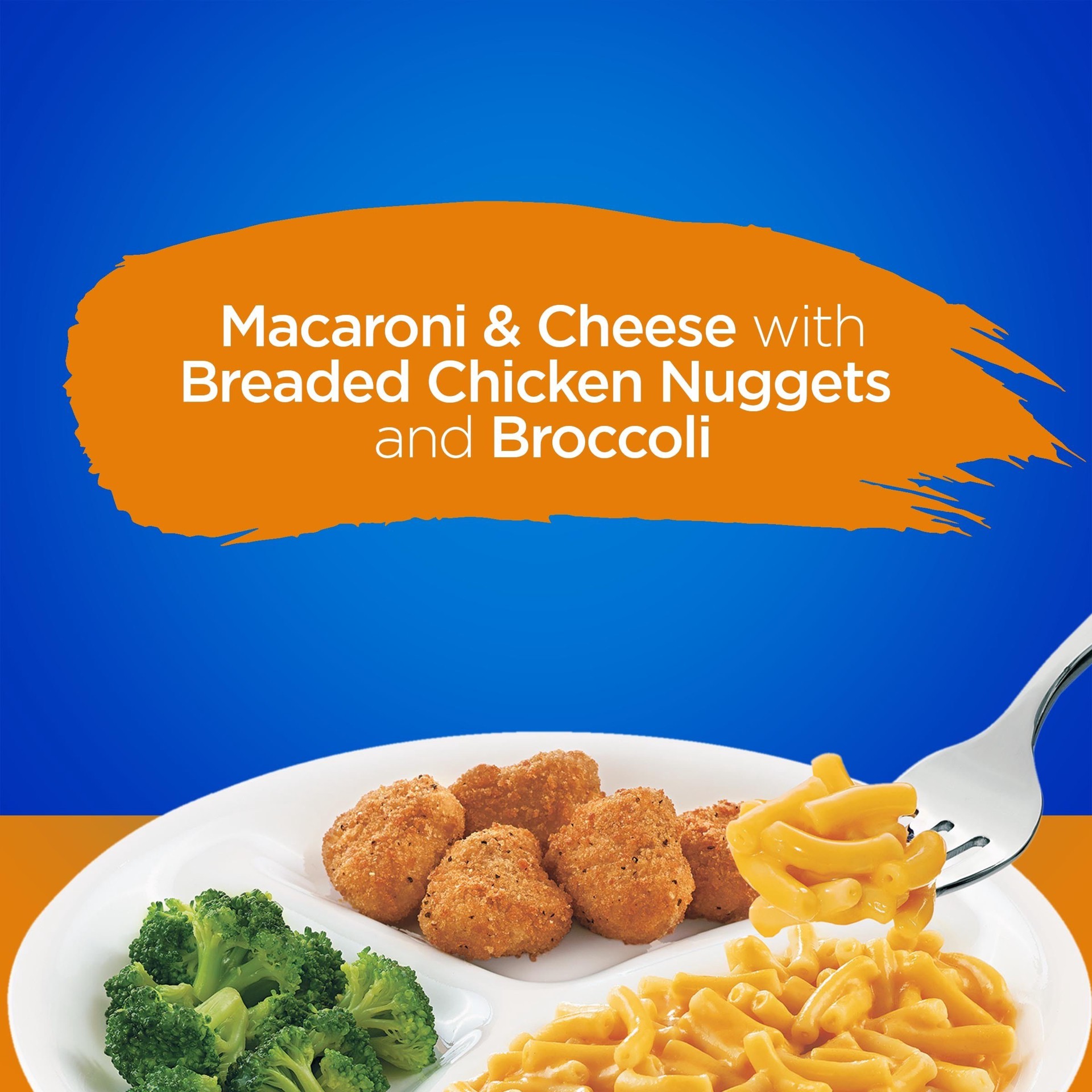slide 4 of 5, Kraft Macaroni & Cheese Frozen Dinner with Breaded Chicken Nuggets & Broccoli, 8.5 oz Box, 8.5 oz