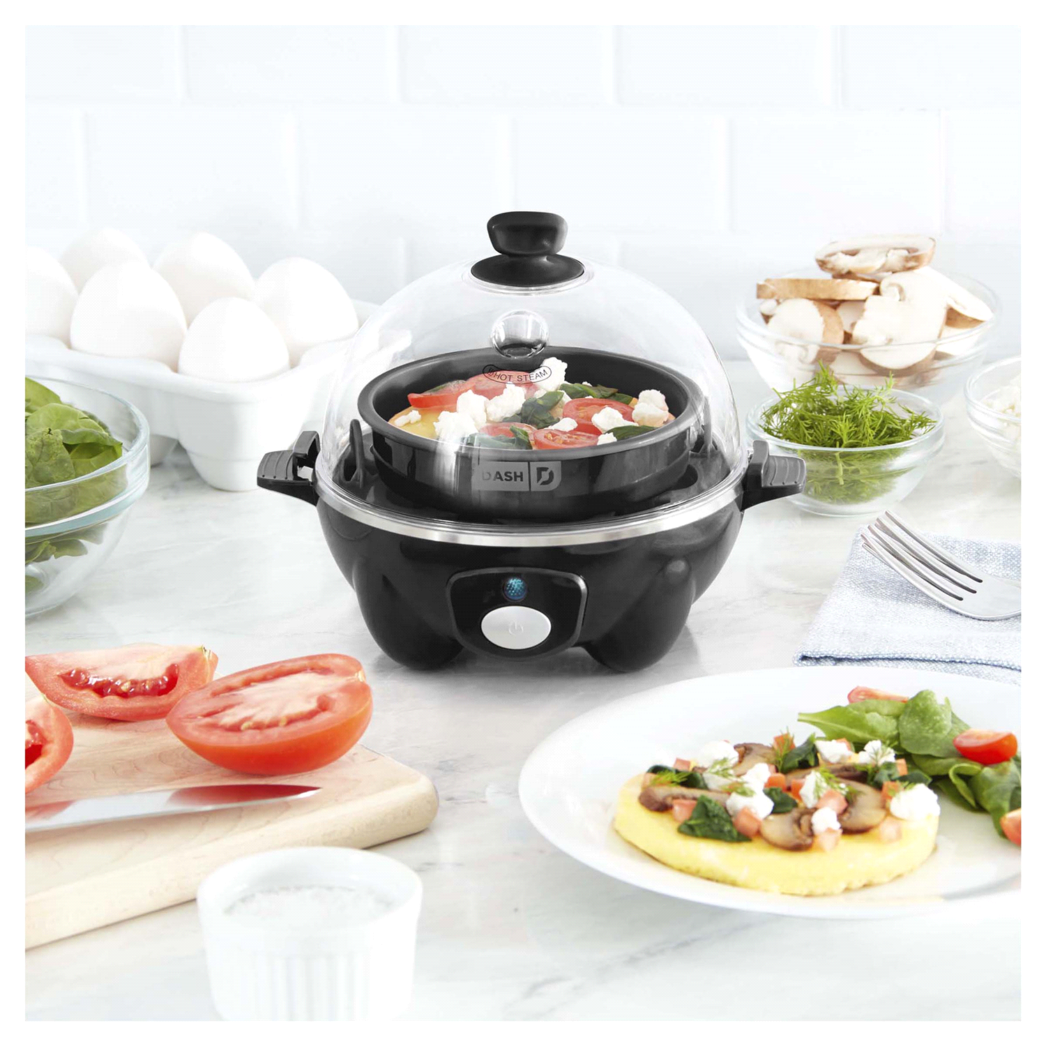 slide 3 of 4, Dash Everyday Egg Cooker, 1 ct