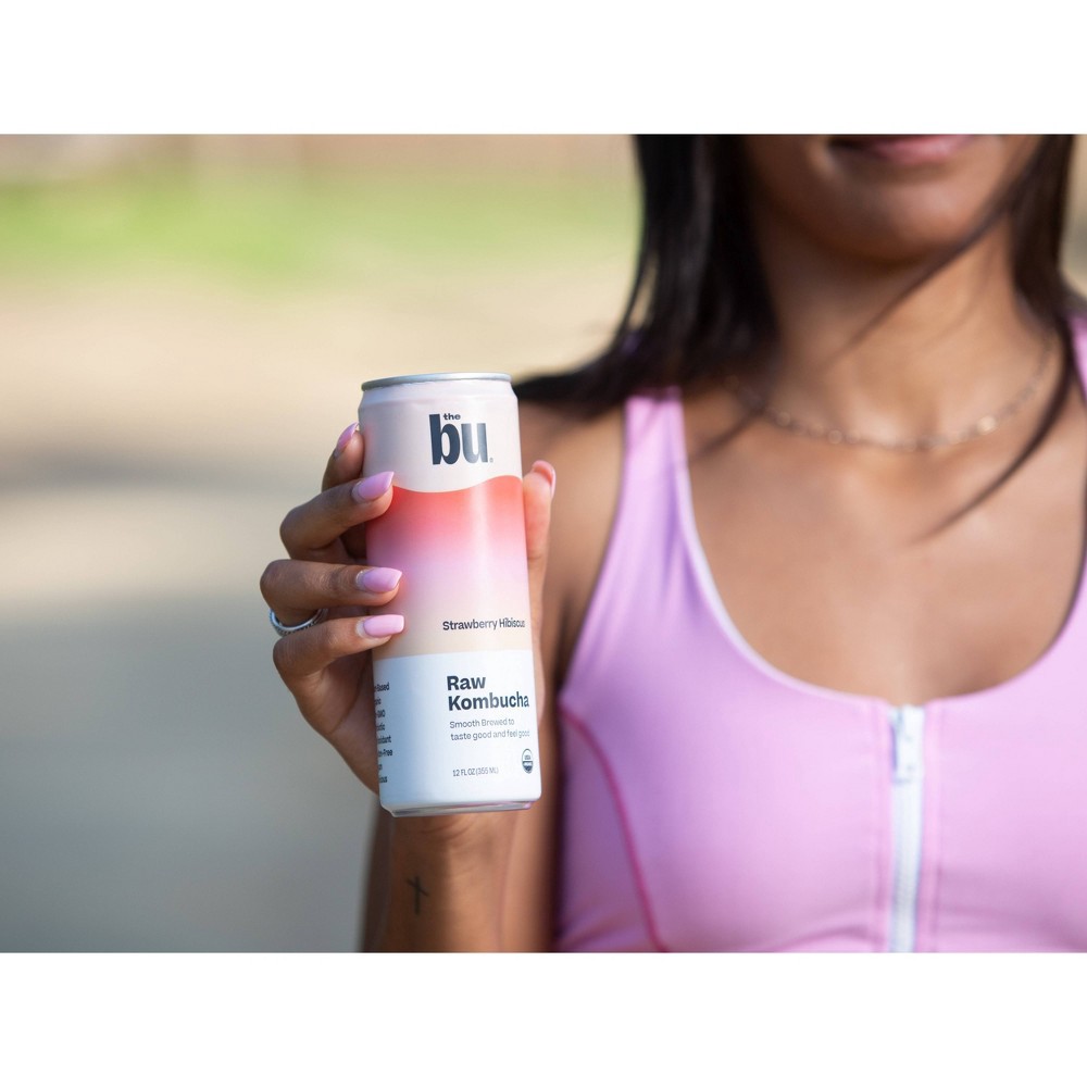 slide 3 of 5, The Bu Strawberry Raw Kombucha - 12 fl oz, 1 ct