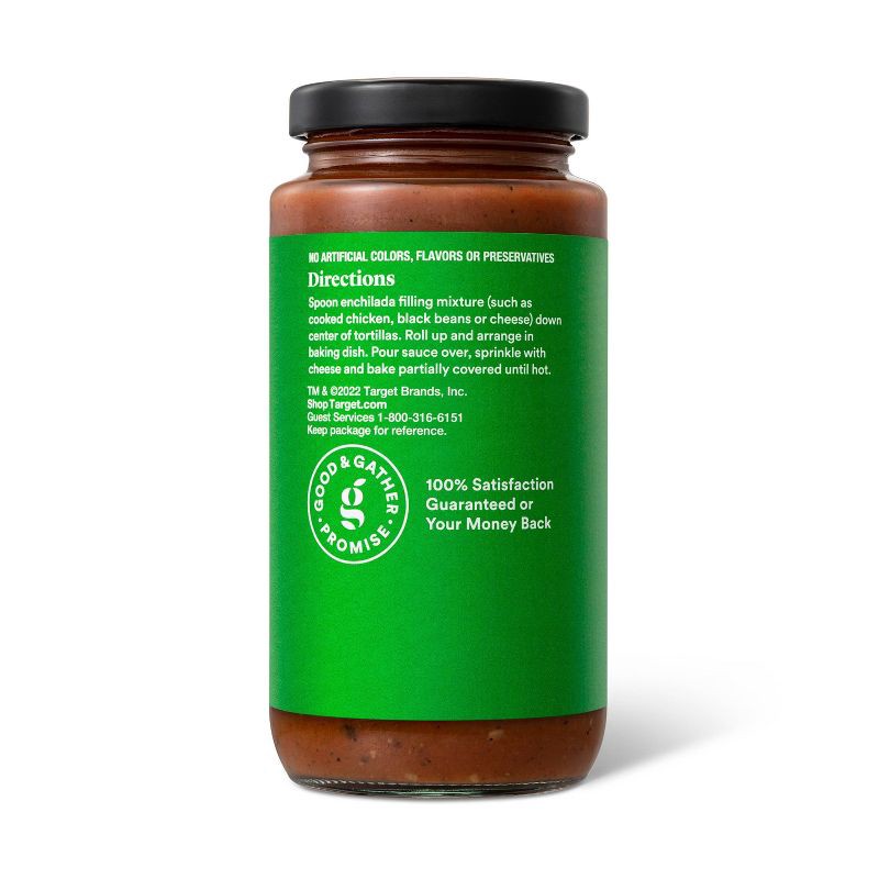 slide 2 of 2, Mexican-Inspired Roasted Jalapeno Enchilada Sauce - 12oz - Good & Gather™, 12 oz