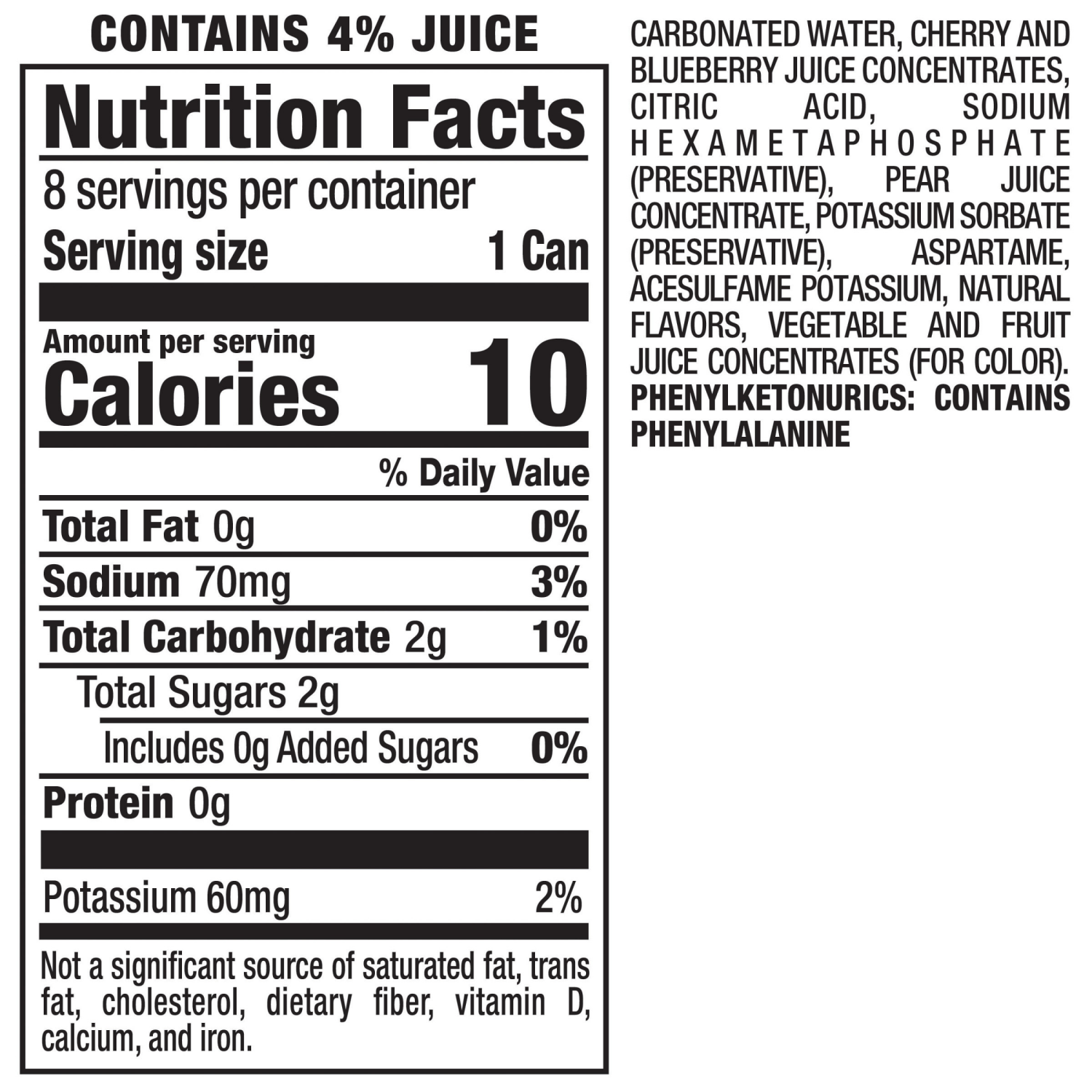 slide 3 of 5, Bonsai Cherry Peach Sweetened Sparkling Water Cans- 12 fl oz, 8 ct; 12 fl oz