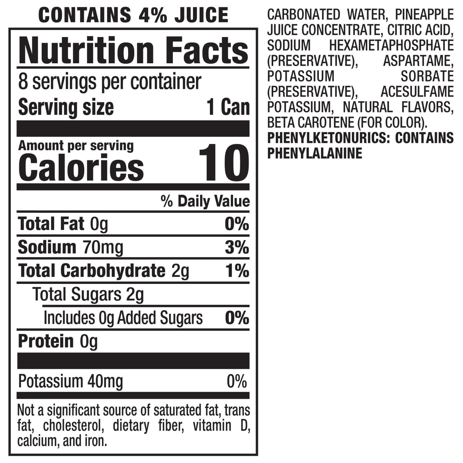 slide 4 of 7, BONSAI™ sparkling beverage Bonsai Mango Pineapple Ginger Sweetened Sparkling Water, 12 fl oz cans, 8 pack, 8 ct