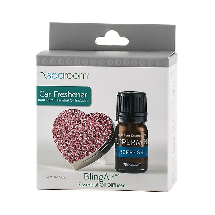 slide 3 of 3, SpaRoom BlingAir Car Vent Essential Oil Diffuser - Pink, 1 ct