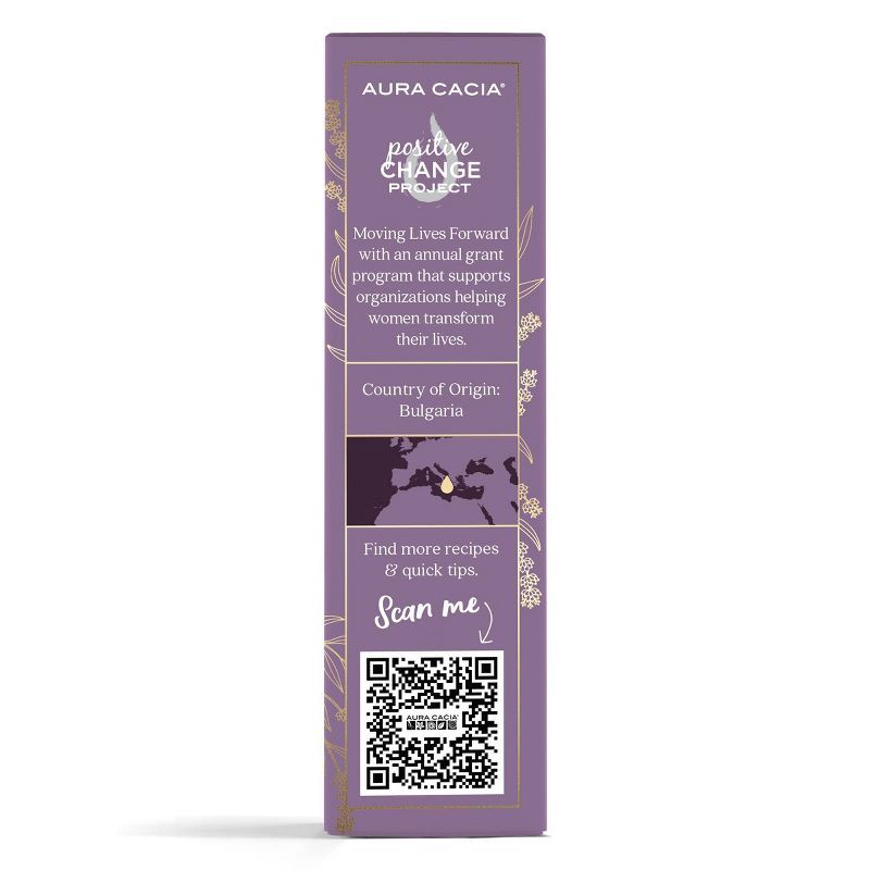 slide 3 of 8, Lavender Essential Oil Single - Aura Cacia: Pure Aromatherapy, Relaxing Floral Scent, GC/MS Tested, 1 ct