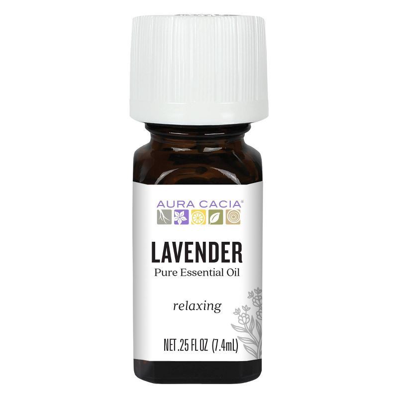 slide 5 of 8, Lavender Essential Oil Single - Aura Cacia, 1 ct
