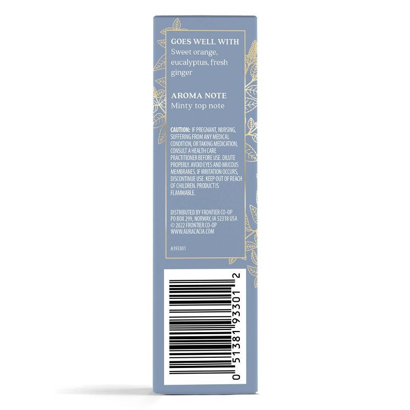 slide 4 of 8, Peppermint Essential Oil Single - Aura Cacia: Pure Aromatherapy, No Animal Testing, 0.25oz, 0.25 oz