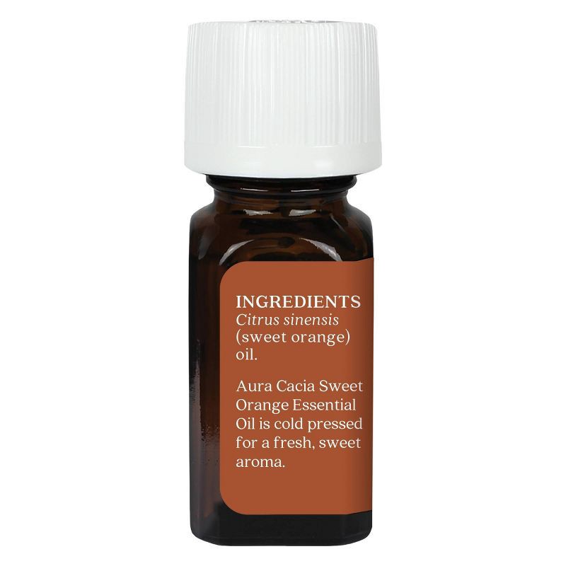 slide 6 of 8, Sweet Orange Essential Oil Single - Aura Cacia, 1 ct